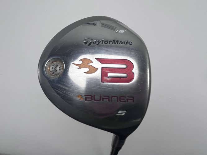 TaylorMade Burner 2008 5 Fairway Wood 18* REAX 49g Senior Graphite Mens RH