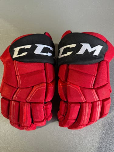 CCM HGQL Pro Stock Hockey Gloves 15” DEVILS 2802