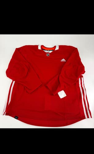 Red Size 58 Adult Unisex Adidas Jersey (Used)