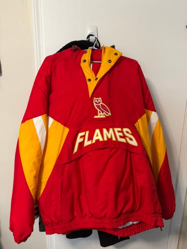 Calgary Flames Ovo starter jacket