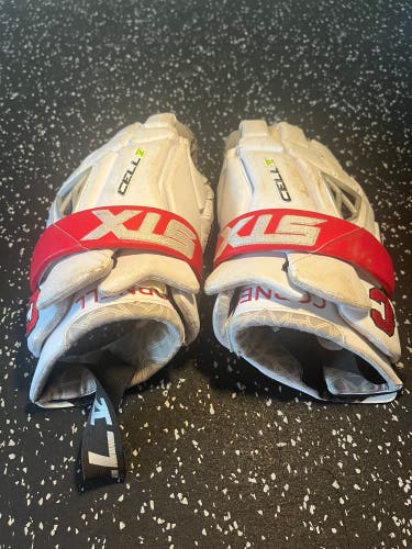 STX Cell V Lacrosse Gloves (Used)