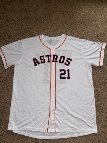 Houston Astros Zack Greinke SGA Jersey Adult XL