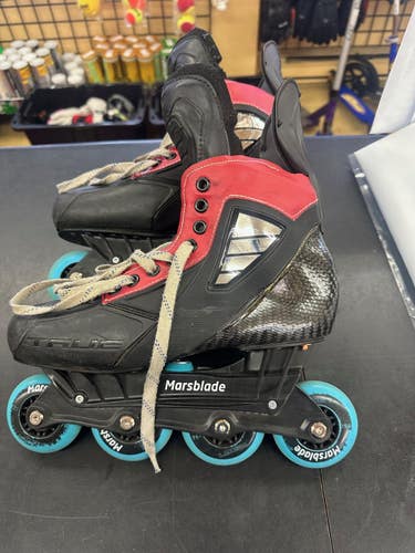True Custom Inline Skates Size 10 w/Marsblades