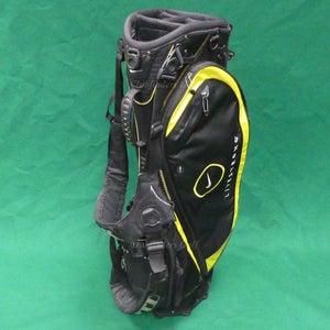 Nike Golf Livestrong Black/Yellow 5-Way Golf Stand Bag (No Raincover)