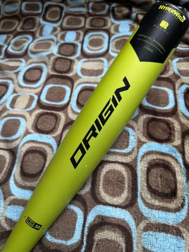 2019 AXE Origin Alloy BBCOR Certified Bat (-3) 30 oz 33" (Used)