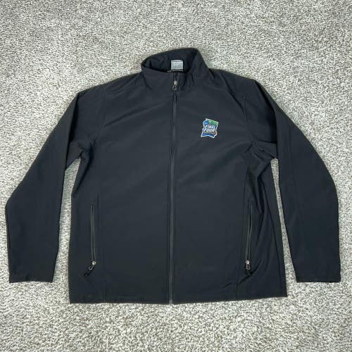 Virginia Cavaliers Jacket Mens XL Black Final Four NCAA Basketball 2019 Zip Coat