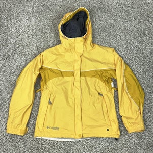 Columbia Jacket Womens Medium Yellow Omni-Shield Interchange Hooded Waterproof
