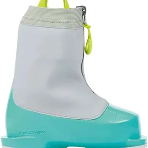 NEW 2025 Fischer Two Celeste Jr Ski Boots - 19.5 - Grey / Teal