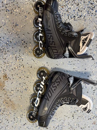 Mission Inhaler DS7 Inline Skates Wide Width Size 11.5 (Used)