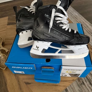 Black/Gray 2024 Bauer Supreme M50 Pro Hockey Skates 7 (Used)