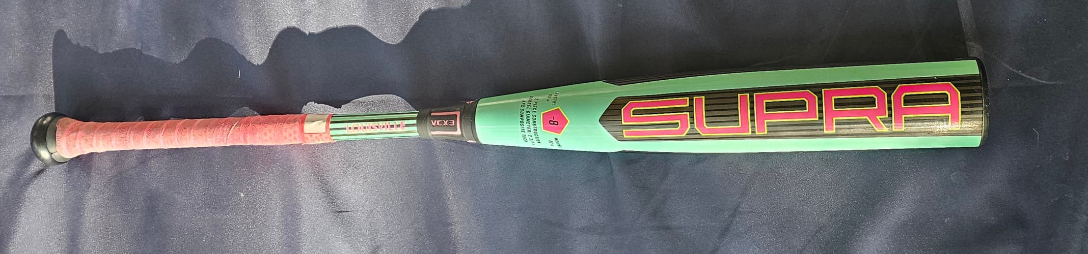 2025 Louisville Slugger Supra Composite USSSA Certified Bat (-8) 22 oz 30" (Used)