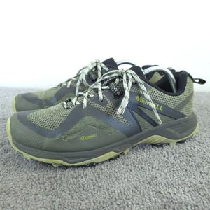 Merrell MQM Flex 2 Mens Size 10.5 Hiking Shoes Low Top Green Sneakers NO INSOLES