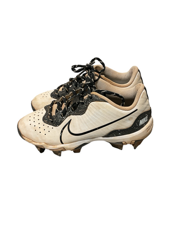 Used Nike BLK/WHT FASTFLEX CLEATS BB/SB Cleats White Junior 01 11834-S000048259