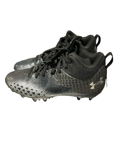 Used Under Armour Adult FB Cleats Black Senior 4.5 11834-S000048281