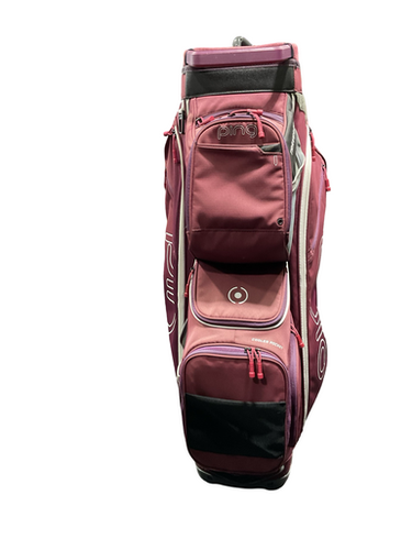 Used Ping MAROON CART BAG Womens Stand Bag Pink 11834-S000048273