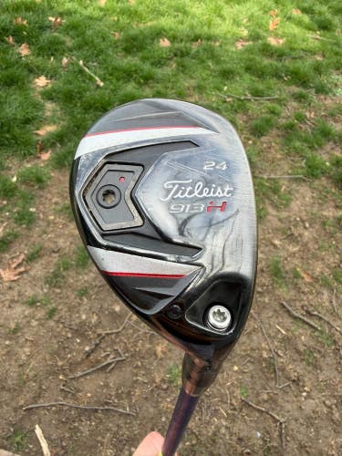 Titleist 913H 5 Hybrid 24 Diamana S+ 82 Blue Stiff Flex 39.75
