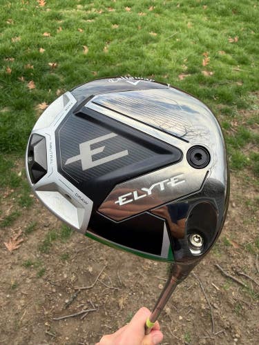 Callaway Elyte Driver 10.5 Denali Charcoal 50g Regular Flex 45.25 +HC NICE