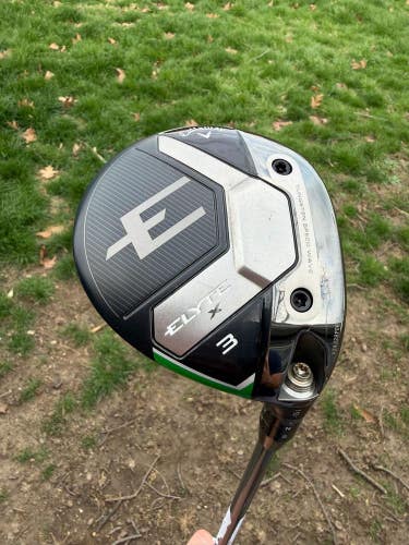 Callaway Elyte X 3-Wood 15 Denali Charcoal 70g Stiff Flex 43 NICE