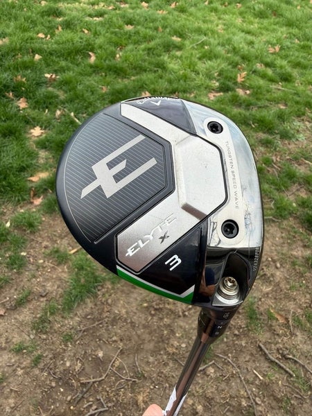 Callaway Elyte X 3-Wood 15 Denali Charcoal 70g Stiff Flex 43 NICE