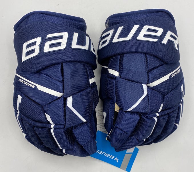 NEW Bauer Supreme M5 Pro Gloves, Navy 14"