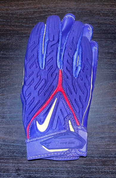 Purple/Red/White Large Adult Nike Superbad 6.0 Gloves (New)