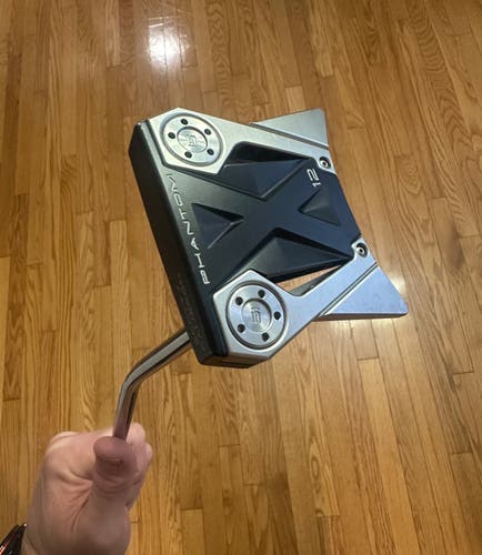 2022 Scotty Cameron Phantom X 12 Mallet Left Hand Putter 34" with slight bend and head cover (Used)