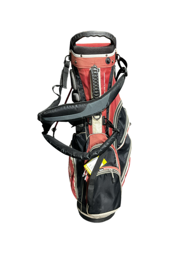 Used Taylormade RED STAND BAG Mens Stand Bag Red 11834-S000046238