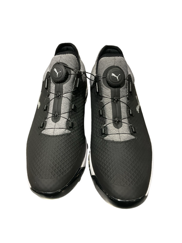 Used Puma Mens Golf Shoes Black Senior 11.5 11834-S000048133