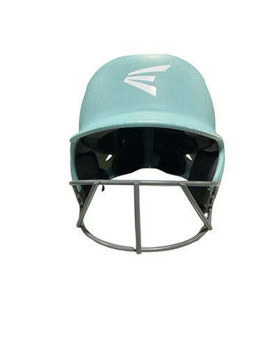 Used Easton BLUE HELMET SMALL Batting Helmet w/Mask Carolina Blue SM 11834-S000048206