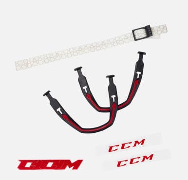 New RED/BLACK SUPER TACKS HELMET PERSONALIZTION KIT 11834-CCM2026801