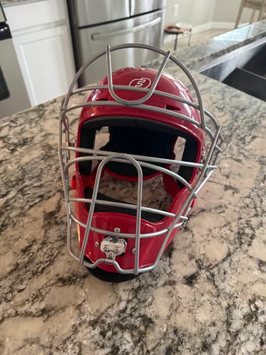 Red Catcher's Mask