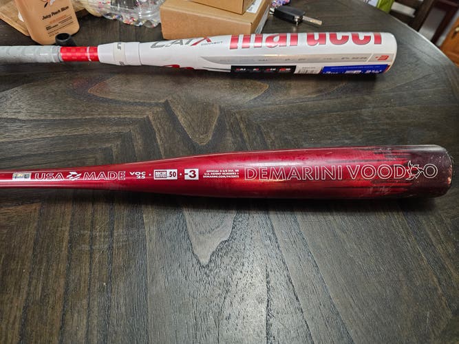 2025 DeMarini Voodoo One Alloy BBCOR Certified Bat (-3) 32" (Used)