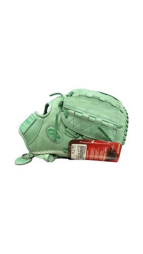 Used Rawlings PRO PREFERRED RH Throw Fastpitch Gloves Green 12" 11859-S000029421