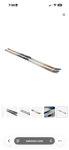 Unisex 2025 Salomon Cross Country Skis With Bindings (New) - OUTPATH 65 GRIP (AND PROLINK ACCESS)