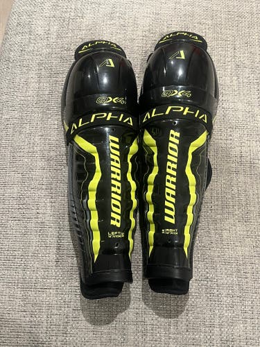 Senior Warrior Alpha QX4 16" Shin Pads (New)