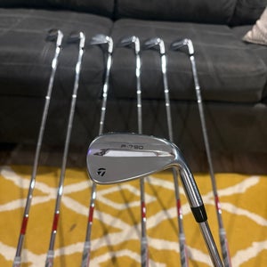 2025 TaylorMade P-790 Right Handed Iron Set Stiff Flex Steel Shaft (Demo)