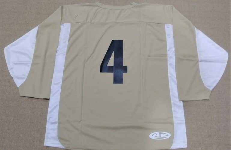 AK- H7100-280 Hockey Team Set - 15 Jerseys - Vegas Gold/White - New