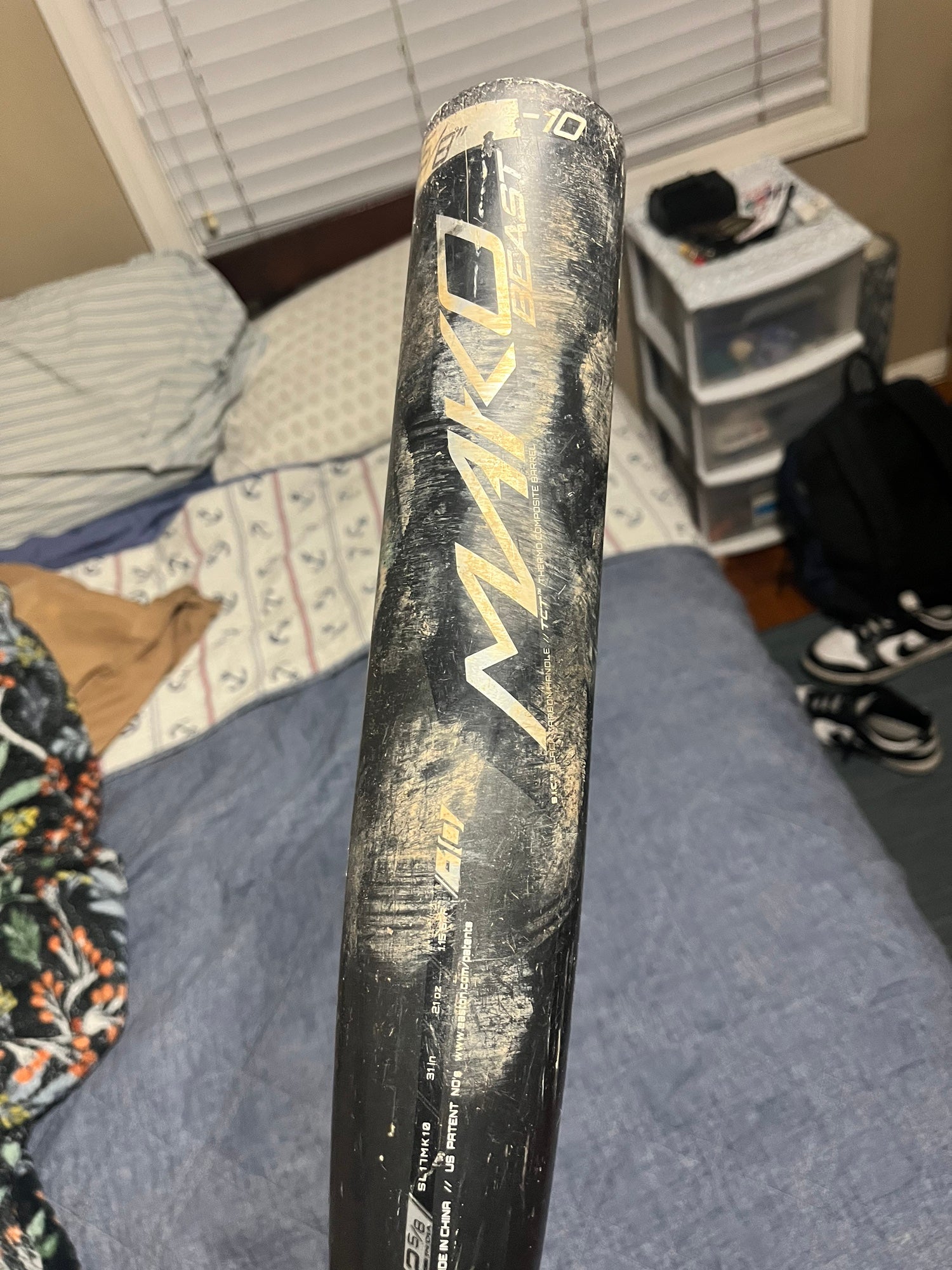 Batte Baseball Easton MAKO Beast XL - 29/21 2 5/8 USSSA 1,15 BPF - 2 Pièces