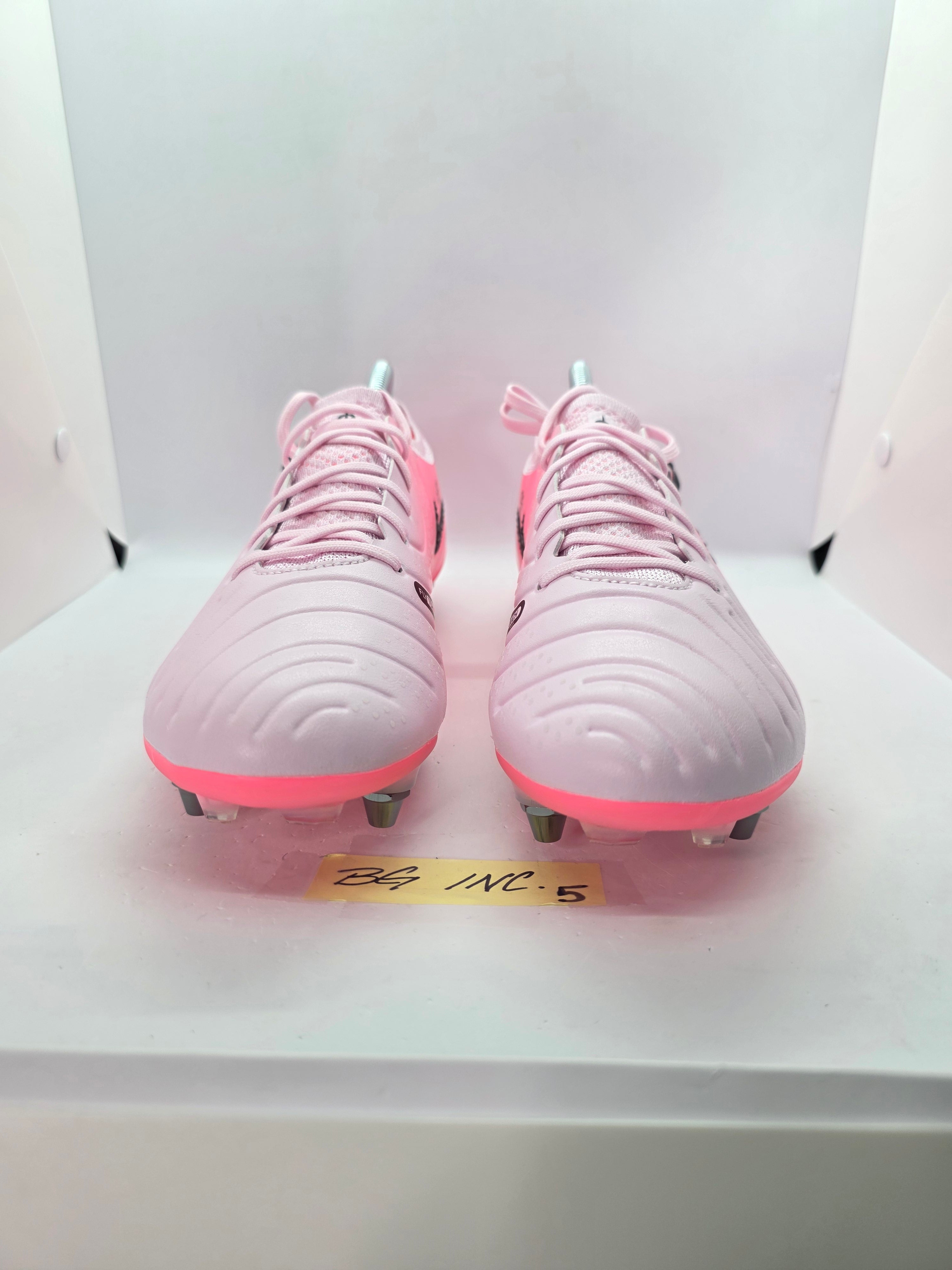 Mens Nike Tiempo Legend 10 Elite SG Pro Pink Soccer Cleats 