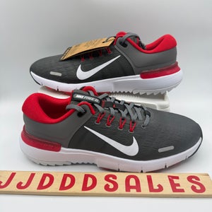 Nike Free Golf NN Golf Shoes Iron Grey University Red FN0332-002 Men’s Sz 9 NWT

New Without Box