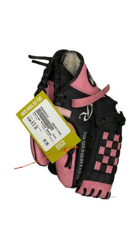 Used Rawlings PLAYER SERIES BB/SB Glove T-ball Black And Pink 9" 11859-S000029313