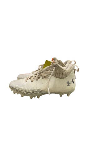 Used Under Armour Jr FB Cleats White Junior 03 11859-S000029408