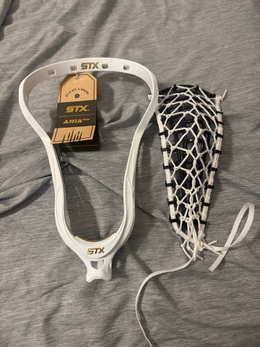 STX Aria Pro Unstrung Head (New) WITH White laxpocket