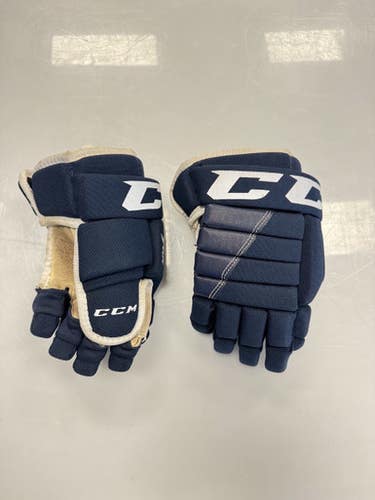 Used CCM T4R Junior Gloves Navy Blue 11" 11860-S000306051