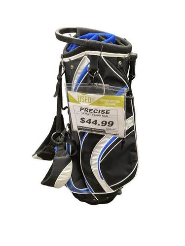 Used Precise 14 WAY STAND BAG Mens Stand Bag Black 11347-S000265876