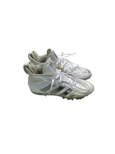 Used Adidas Adult FB Cleats White Senior 7.5 11347-S000265872