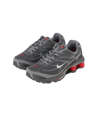 Gray Men's Size M 10.0 (W 11.0) Adult Nike Shoes (New) Nike Shox Ride 2 Sneakers grey red IM5999 084