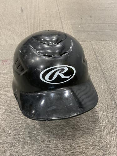 Used Rawlings BATTING HELMET Batting Helmet No Mask Black LG 11614-S000233062