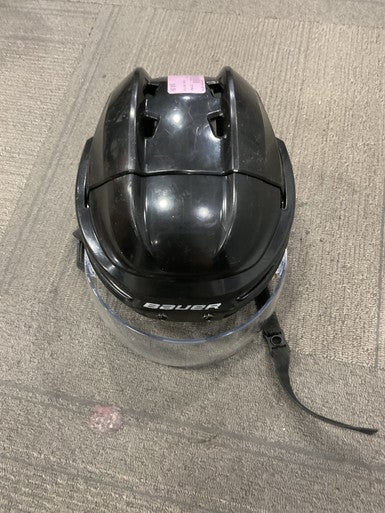 Used Bauer IMS 5.0 Helmet Half Visor Combo Black LG 11614-S000233029