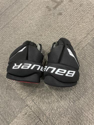 Used Bauer LIL SPORT Youth Gloves Black 8" 11614-S000233023